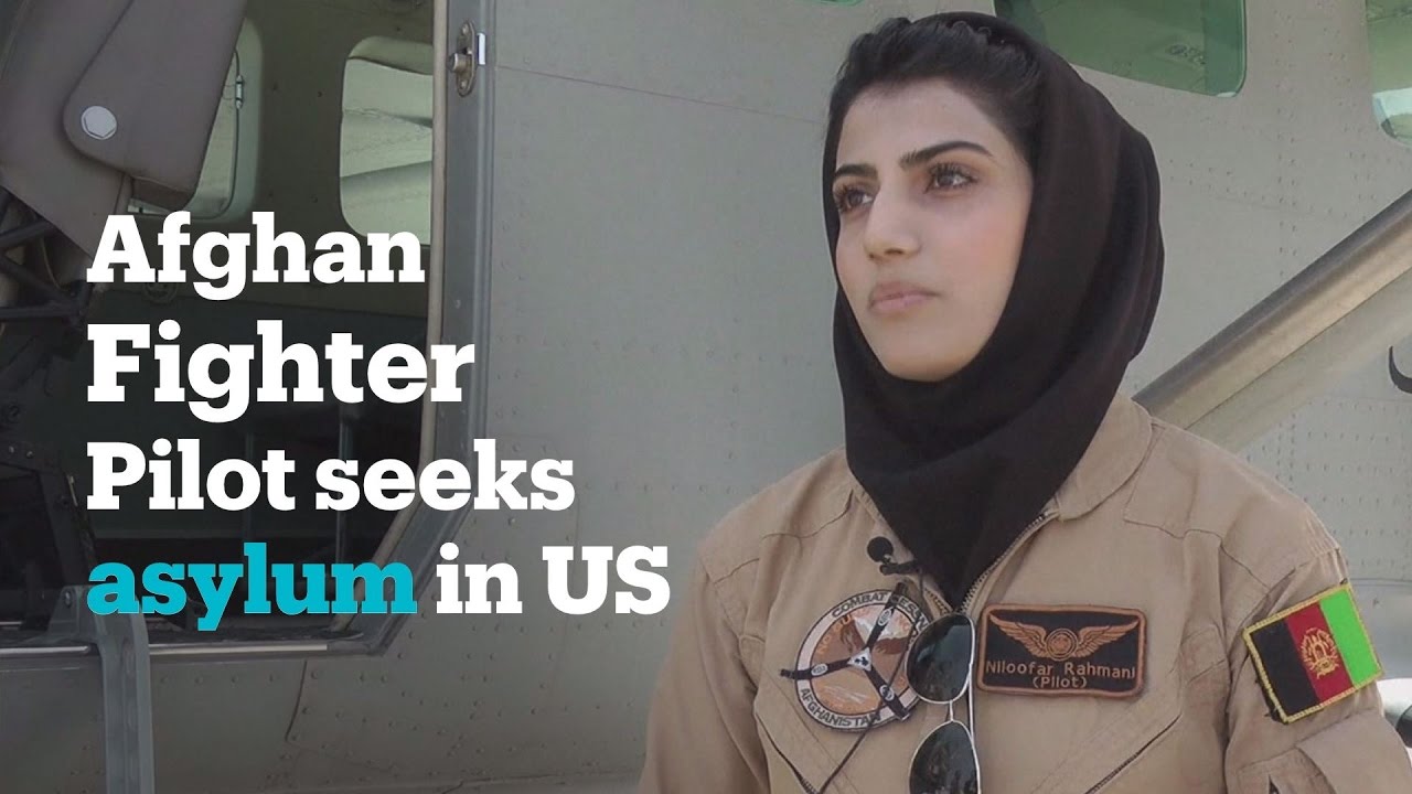 Afghan fighter pilot seeks asylum in US