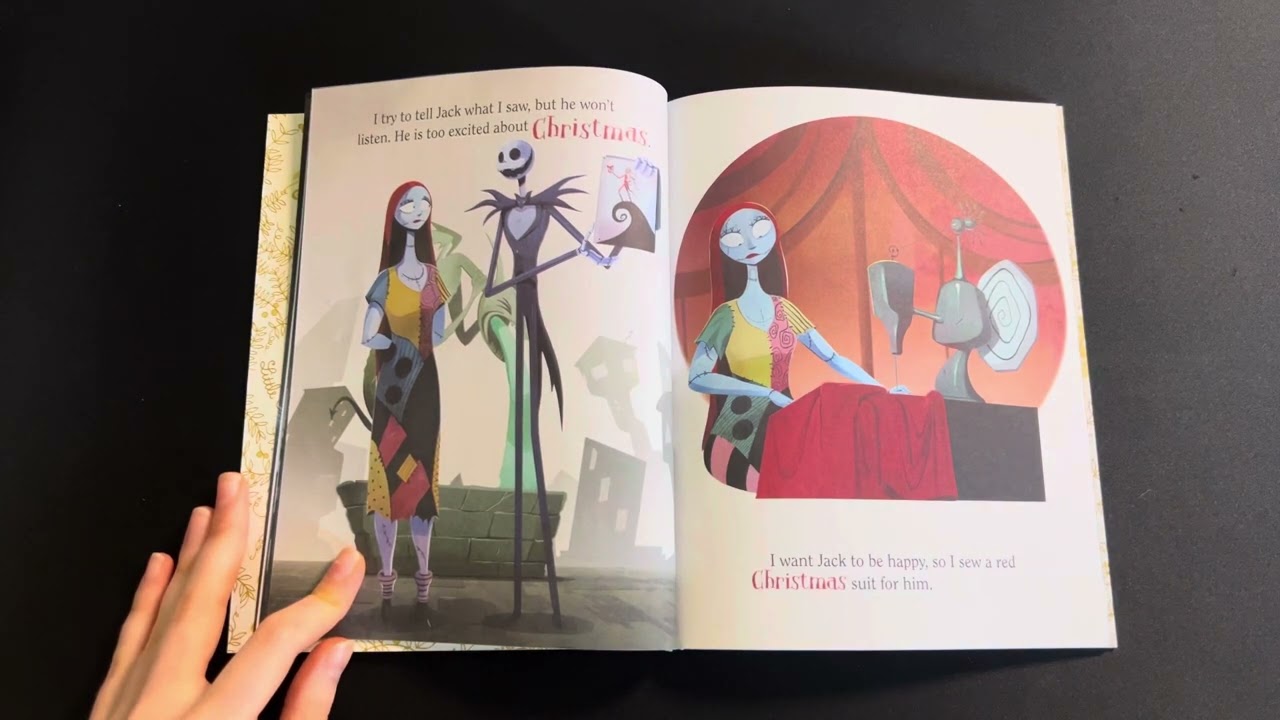 a Little Golden Book.. I Am Sally! | The Nightmare Before Christmas