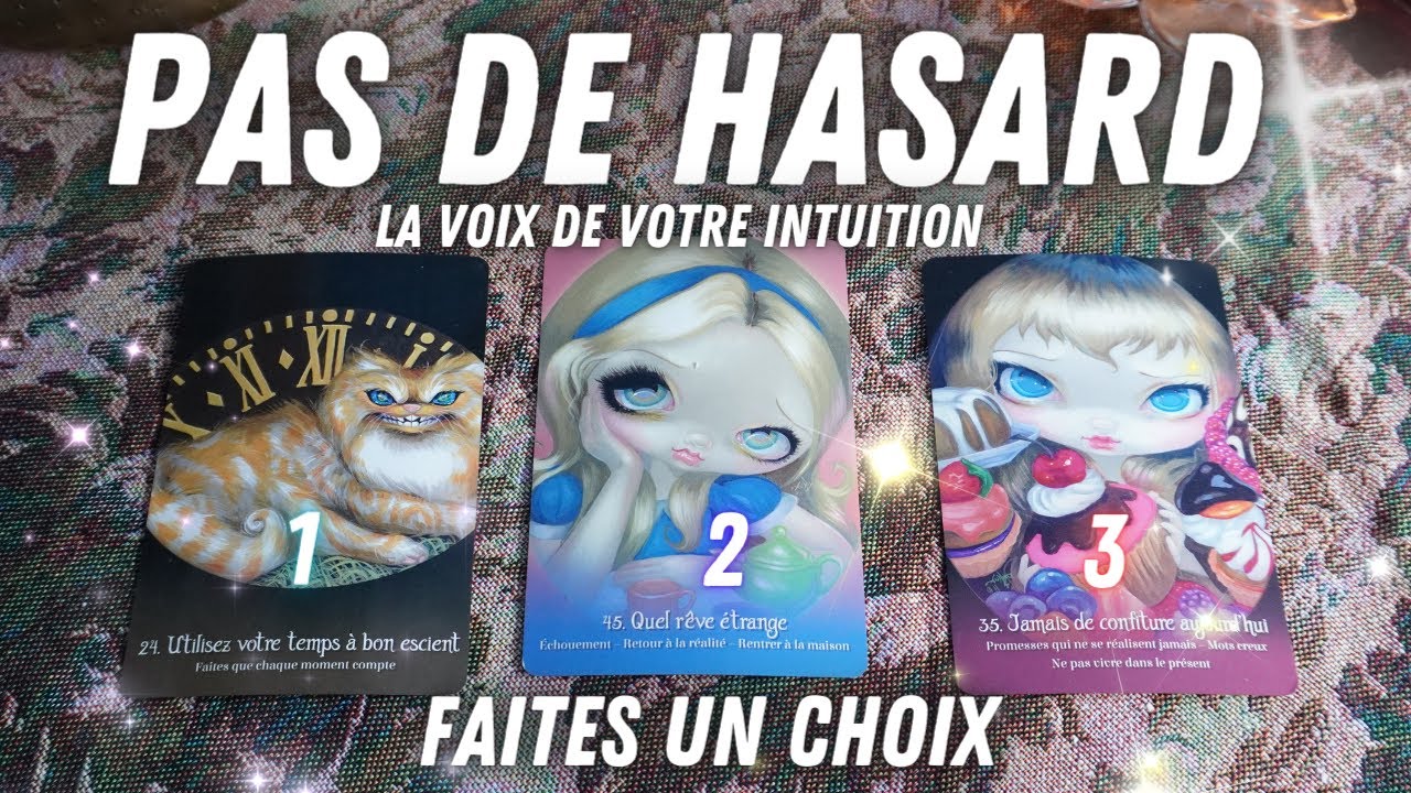 PAS De HASARD🔮 LA VOIX DE VOTRE INTUITION FAITES UN CHOIX⎟CHARME INCLUS