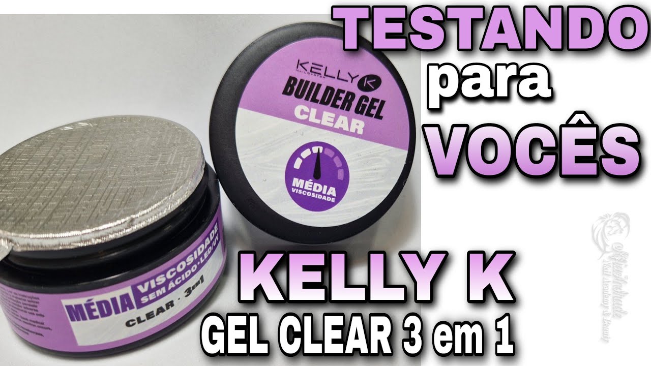 Testando para VOCÊS KELLY K Builder Gel Clear 3 em 1 minha pontuação e avaliacao