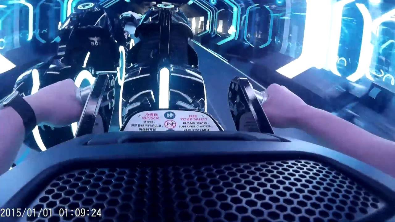 TRON Lightcycle Shanghai Disneyland
