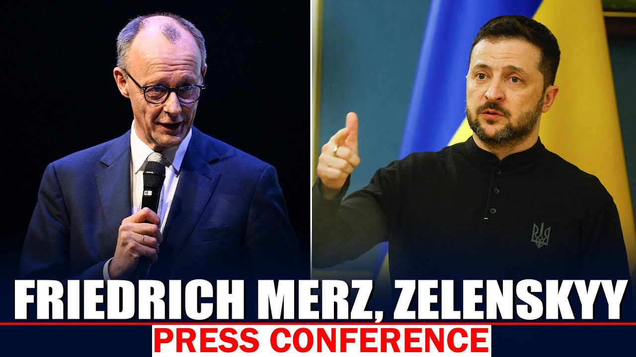 LIVE: German Chancellor Friedrich Merz & Ukrainian President Volodymyr Zelenskyy joint presser