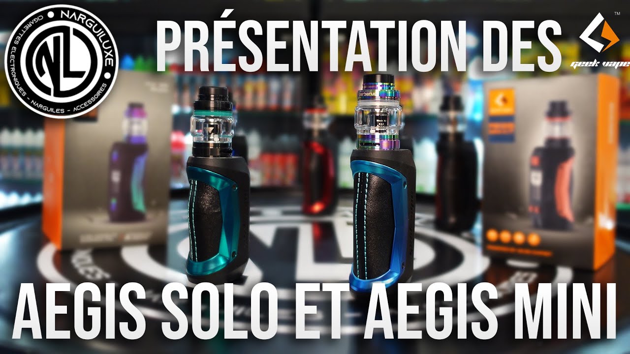 Test : GeekVape Aegis Solo et Aegis Mini  - Narguiluxe