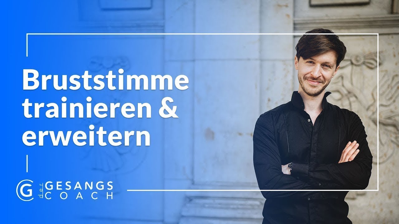 Bruststimme trainieren und Atemstütze - so klappt es!
