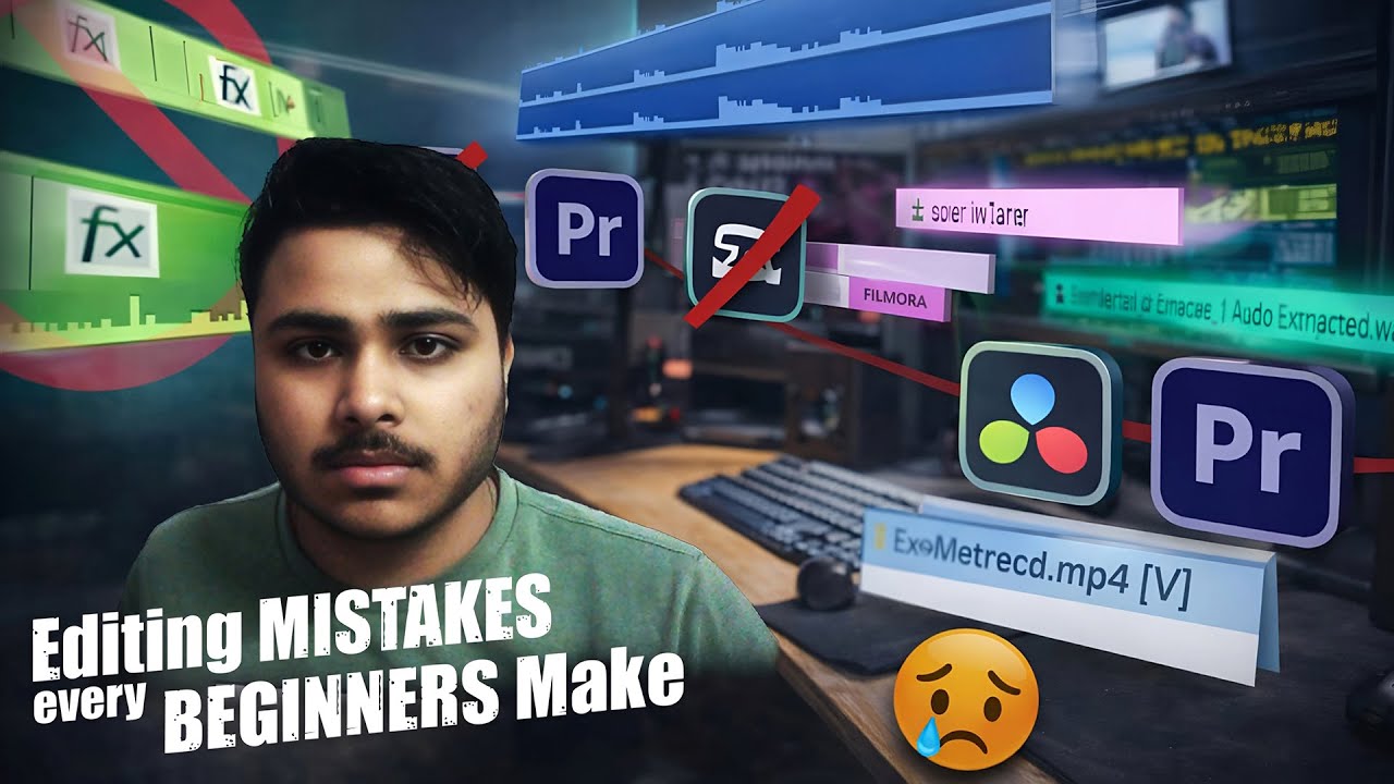 AVOID these Video Editing MISTAKES every BEGINNERS Make