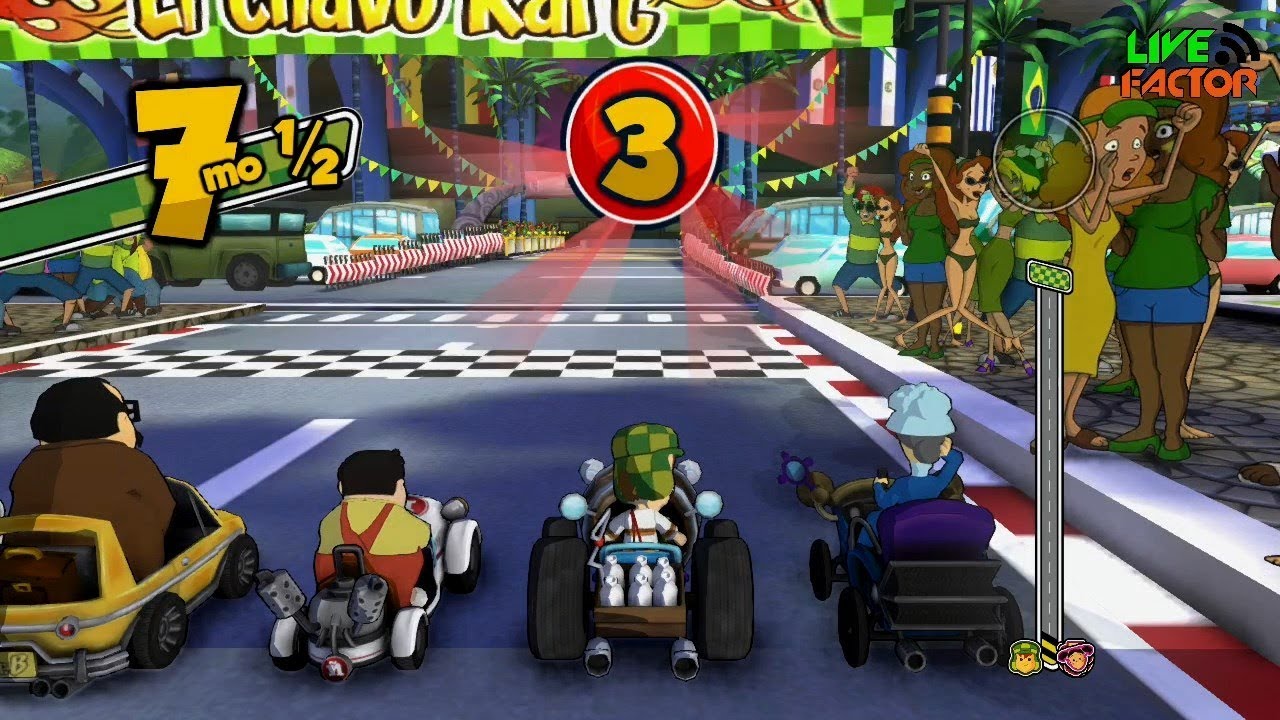 Gameplay - Chavo corriendo en la Copa Don Ramón - El Chavo Kart - #Gameplay
