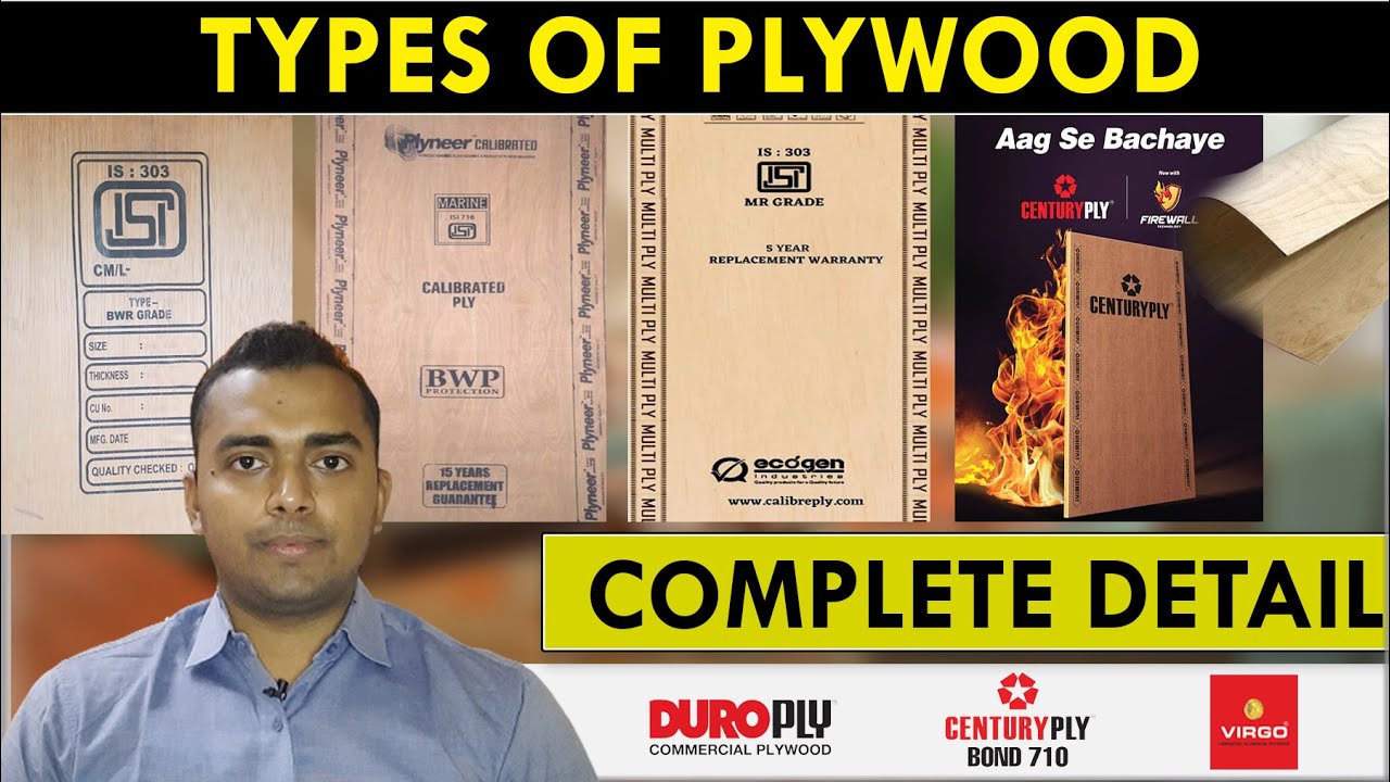 Types of Plywood With Grades | Plywood Grades | Plywood Types | Complete Details By @ARCVILA