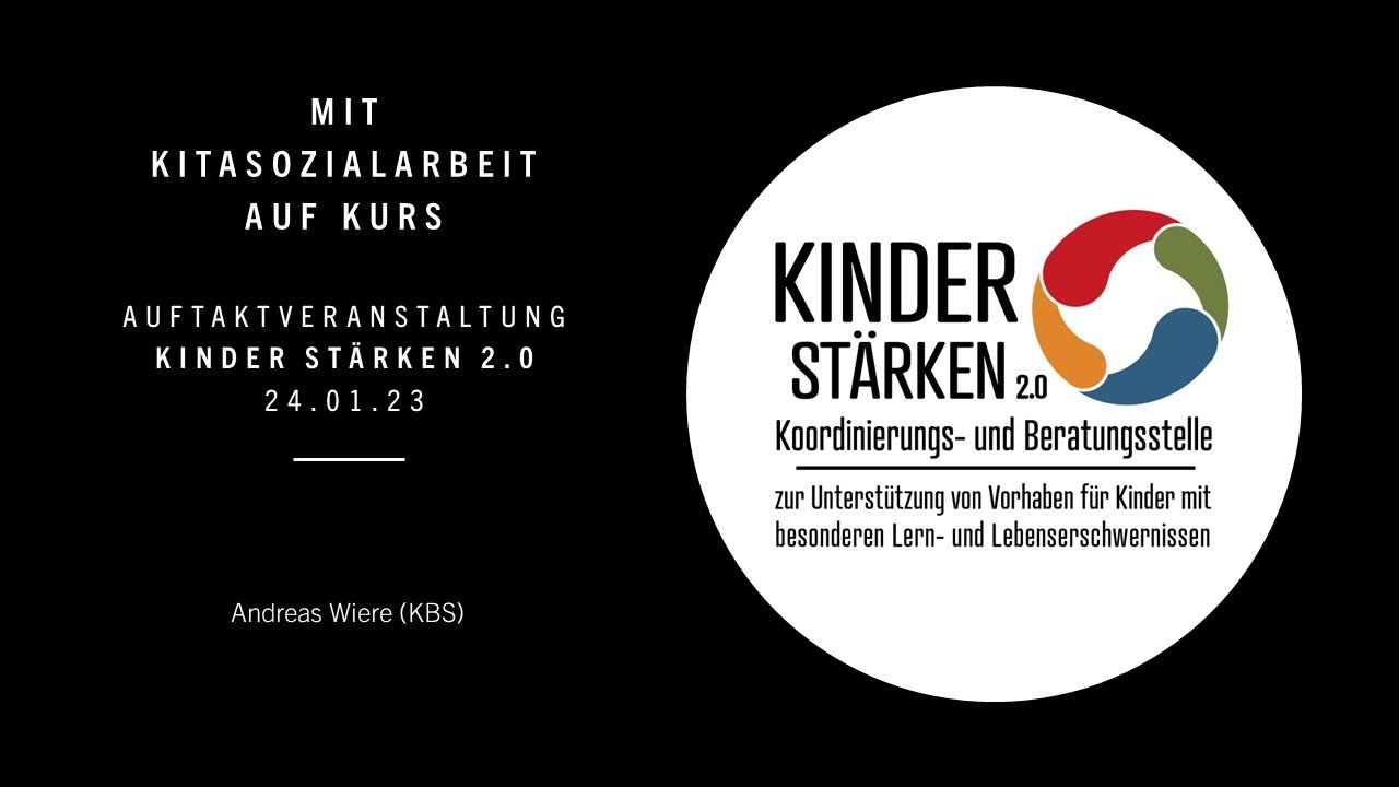 Mit Kitasozialarbeit auf Kurs - Andreas Wiere (24.01.23)