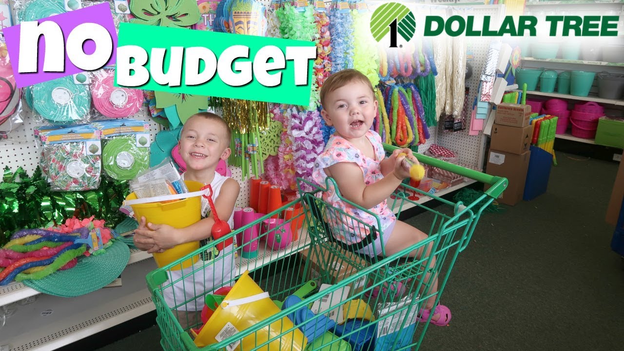 NO BUDGET DOLLAR TREE TOY SHOPPING CHALLENGE! TODDLER EDITION! SIS VS BRO