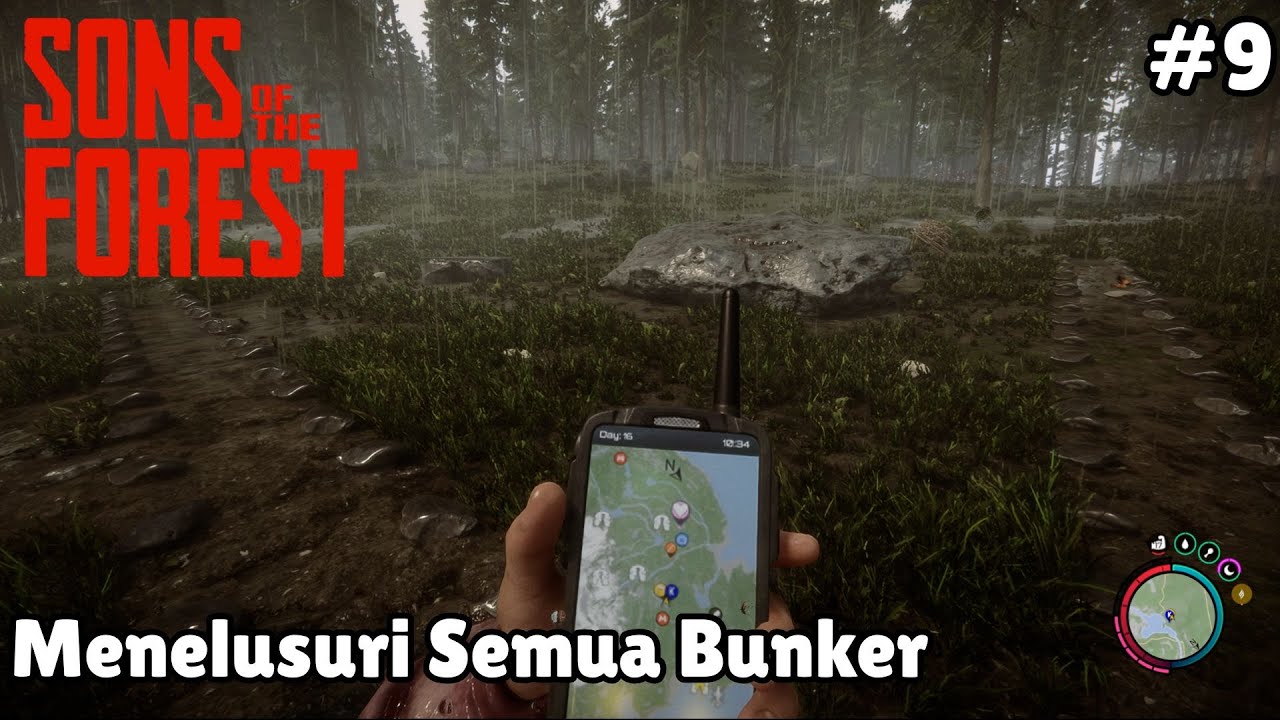 MENELUSURI TEMPAT BUNKER DI SEMUA TEMPAT DI TENGAH HUTAN - Sons Of The Forest