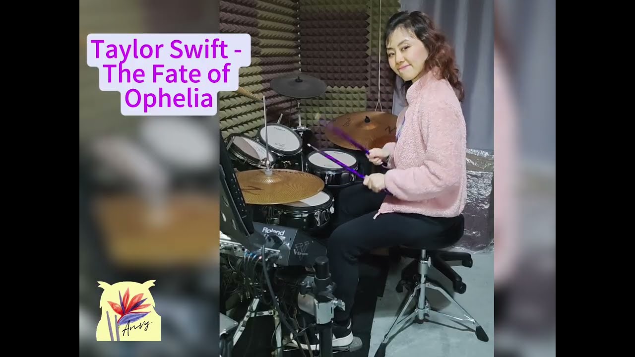 Taylor Swift - The Fate of Ophelia Drum Cover by Anvy #taylorswift   #drumcover #thefateofophelia