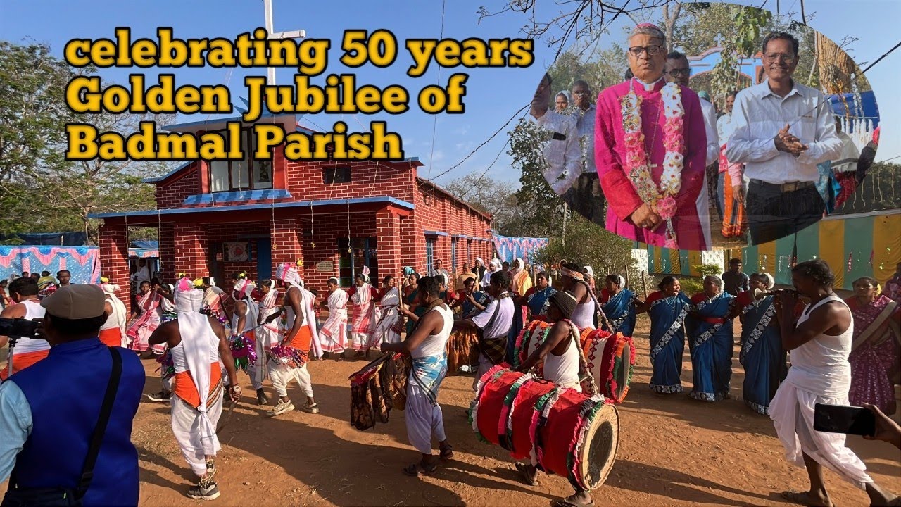 Celebrating 50 years Golden Jubilee of Badmal Parish l @happyending39 #goldenjubilee