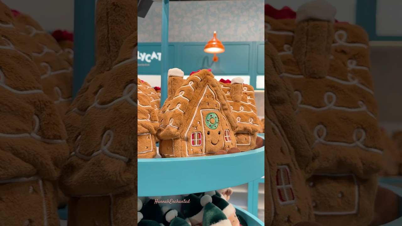 New Christmas 2025 Jellycat plushies in Selfridges Bunny Bear Gingerbread 