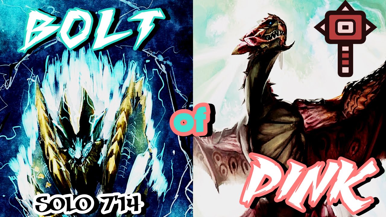 ┌MH4U┘ G2★ - Bolt of Pink || Zinogre & Pink Rathian - 7'14 [Hammer / Adrenaline+2]