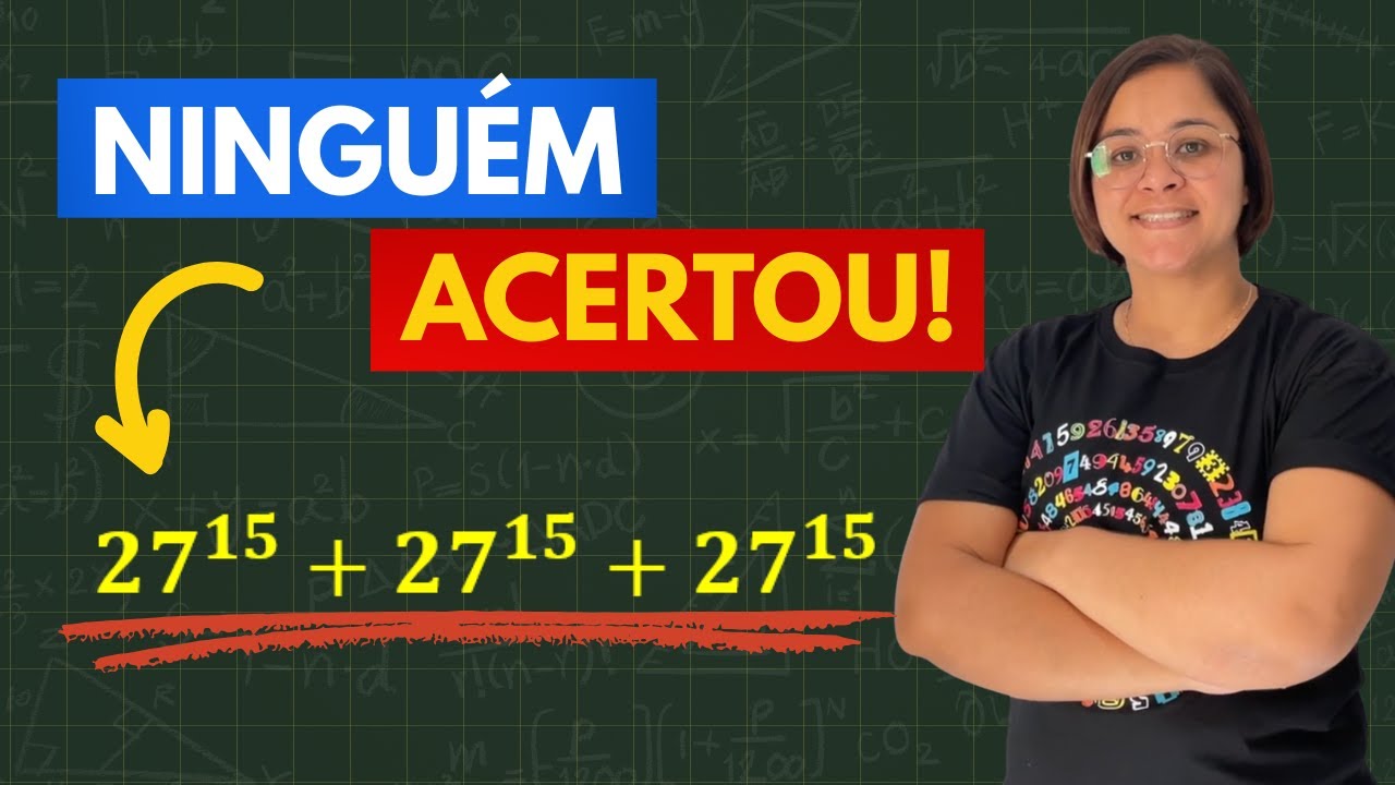 Quase Todo Mundo Erra Essa Conta! Resolva Essa Expressão com Potências 😱