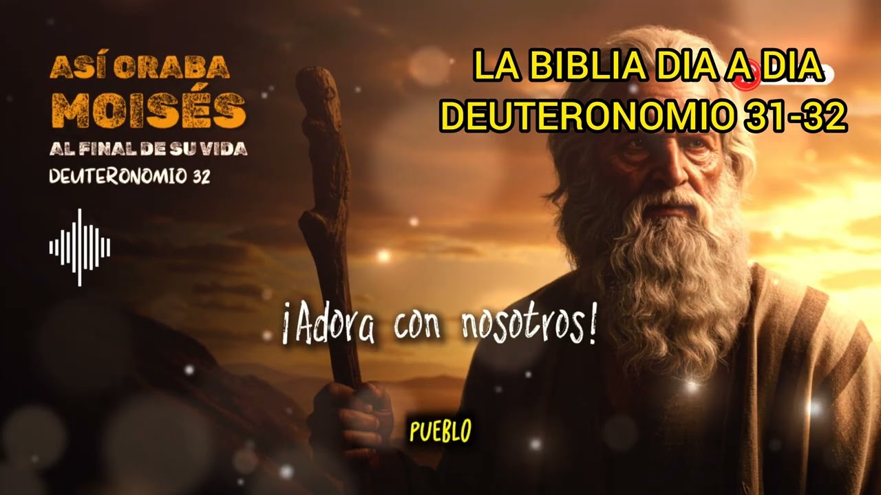LA BIBLIA  DIA A DIA  DEUTERONOMIO C.31 Y 32