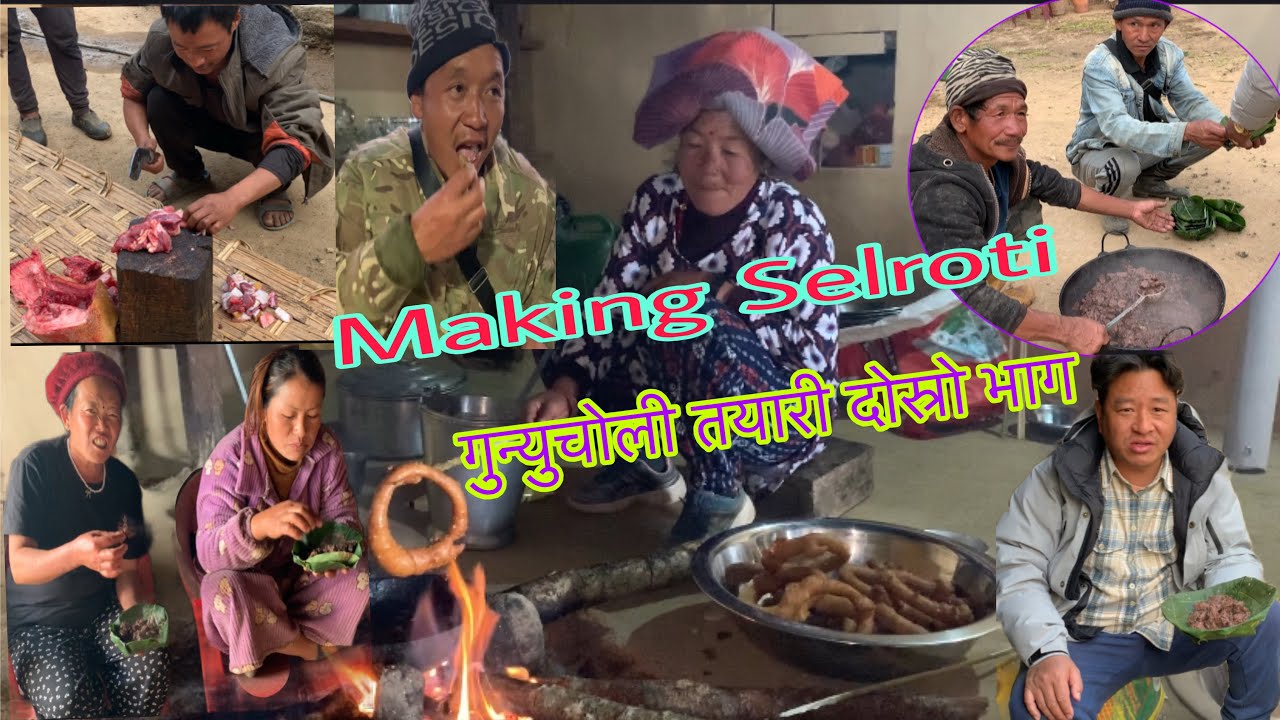 Preparation Gunyu Choli ceremony part 2 of Pungkhama Rai @MilanSampangvlog