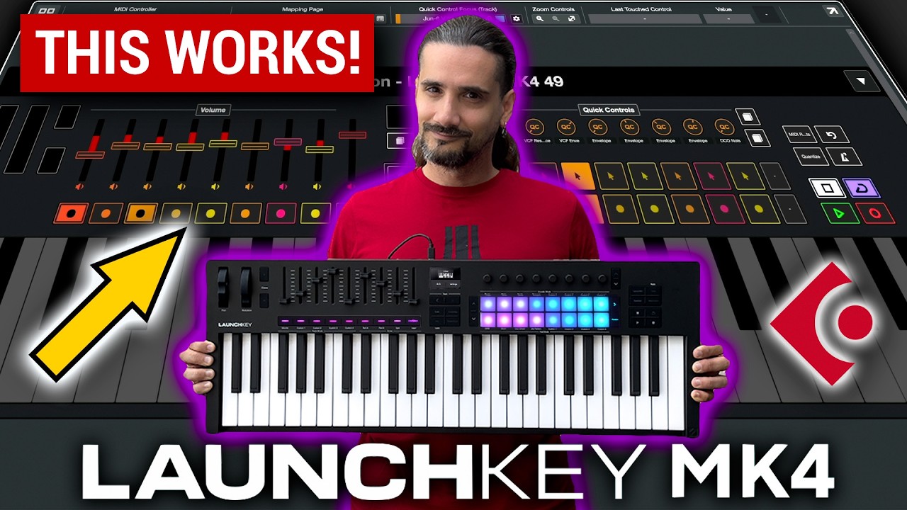 ЛУЧШИЙ ДОСТУПНЫЙ MIDI-КОНТРОЛЛЕР (и управление Cubase!) &mdash; Launchkey MK4
