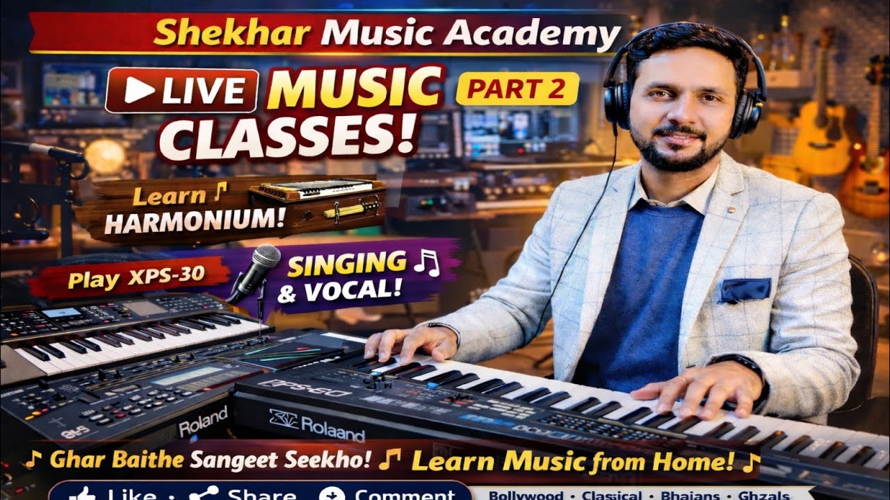 Yamaha vs Casio vs Roland Live Keyboard Comparison | Tone & Rhythm Test | Shekhar Music Academy