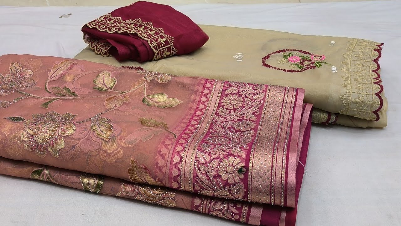 Party Wear Blouse Sarees|Braso Sarees|silk Sarees#newfancysaree #newsareecollection2026 