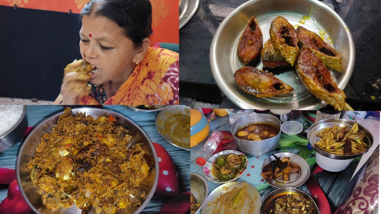 ছুটির দিন জমে উঠলো মজার রান্নায়, মুড়িঘন্ট বানালাম আজ, মা তো দারুন বলছে, ইলিশ উৎসব লেগেছে যেনো।। ❤️❤️