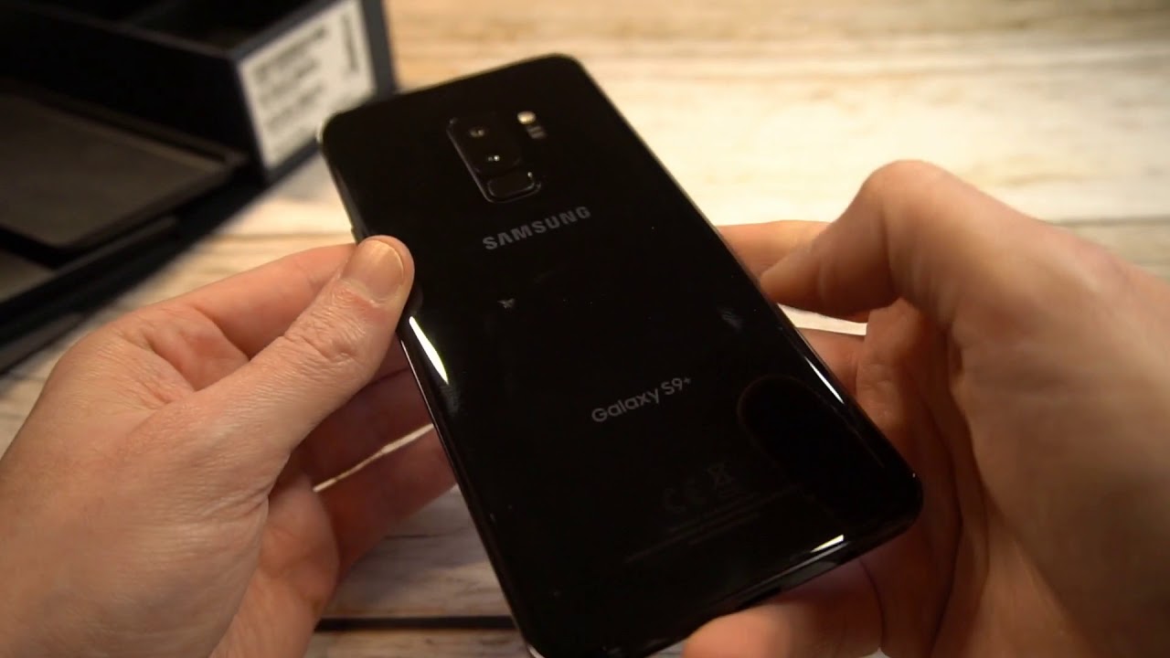 Samsung Galaxy S9+ Midnight Black Unboxing and Overview