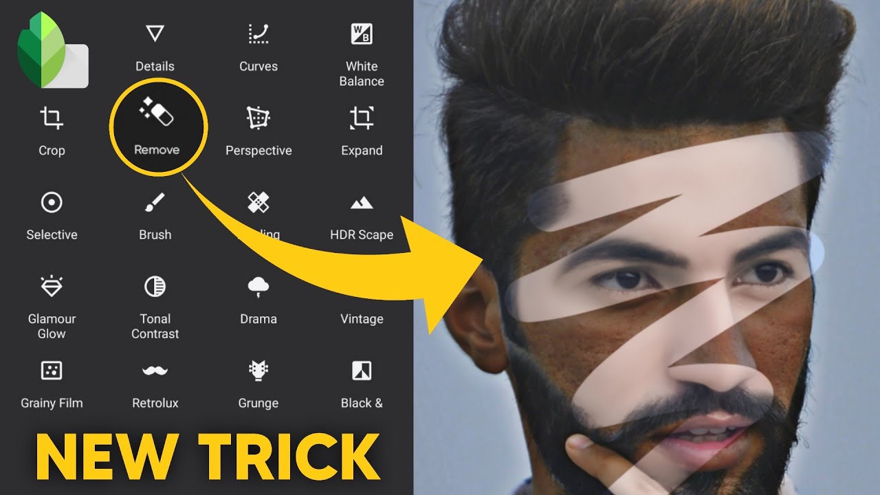 Snapseed पर face smooth कैसे करें ( NEW TRICK )