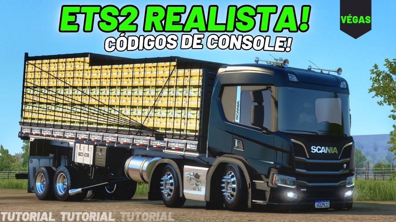 ETS2 MUITO MAIS REALISTA COM ESSES 2 CÓDIGOS! DICAS ETS2