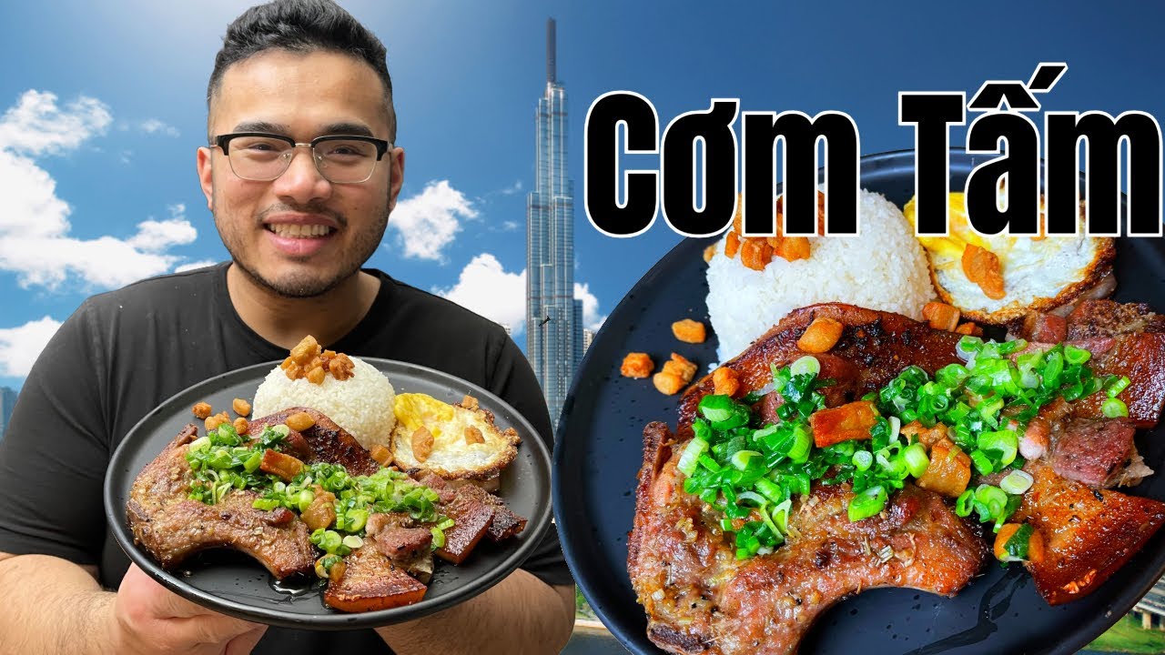 Cách Làm Cơm Tấm Sườn Cốt Lết Thơm Ngon Đậm Vị