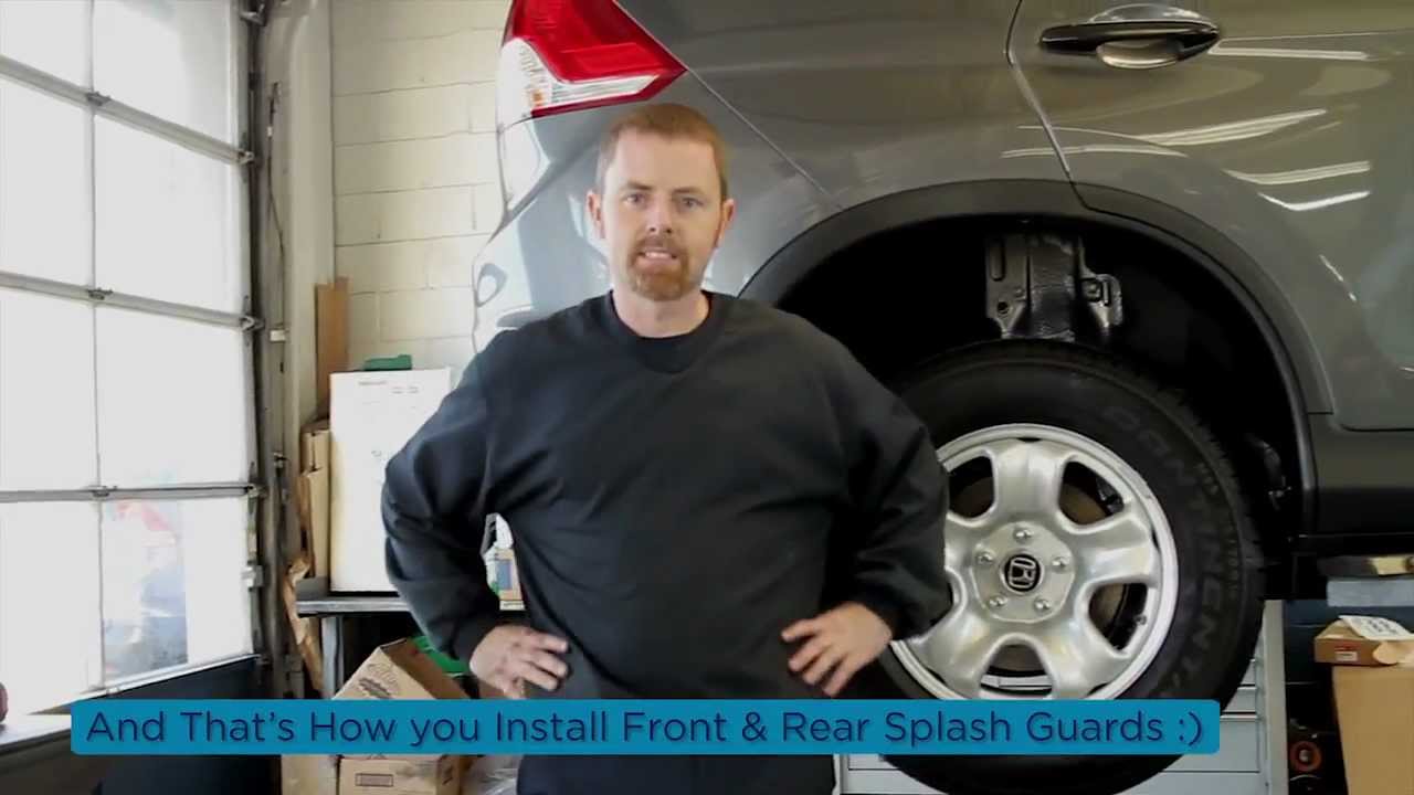 How to install Splash Guards