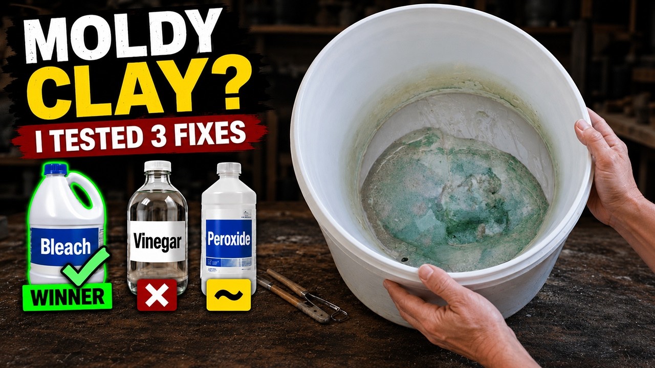 The Best Way To Remove Mold From Clay - This Method Worked The Best.