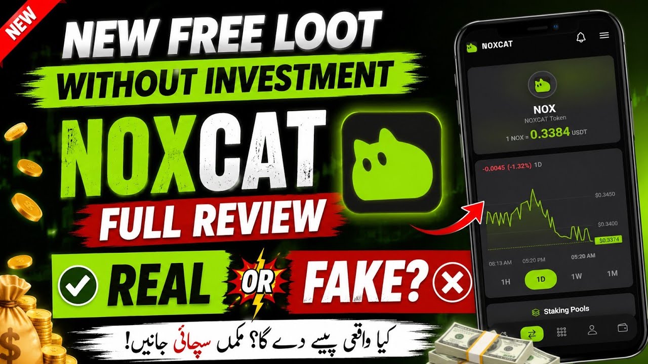 NoxCat Wallet Airdrop | NoxCat Real Or Fake? Full Review | New Free Loot 2026 Without Investment