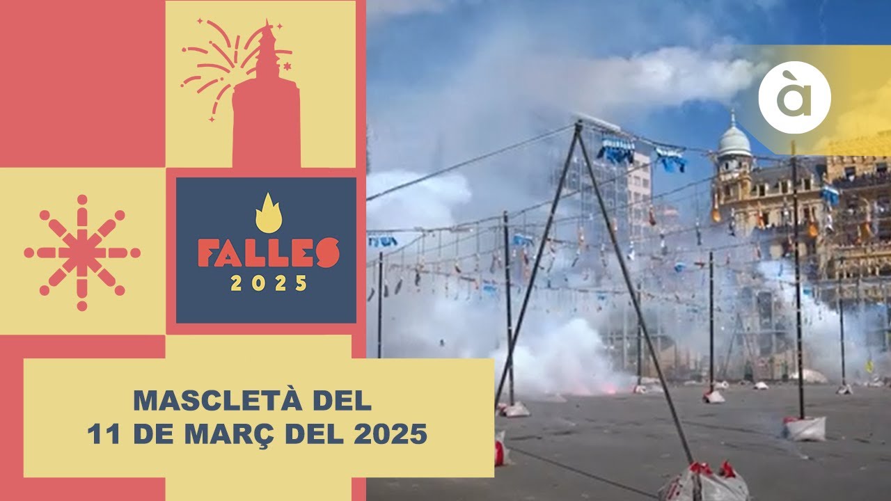 💥 Mascletà del 11 de març del 2025 a càrrec de la pirotècnia Tomás – Falles 2025