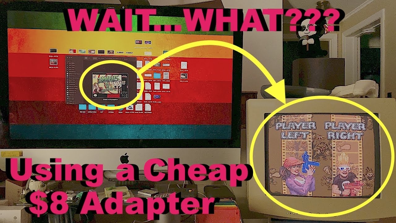 CHEAP$$$ Thunderbolt to VGA Adapter: Retro Console Emulators with an iMac and an Old CRT Monitor