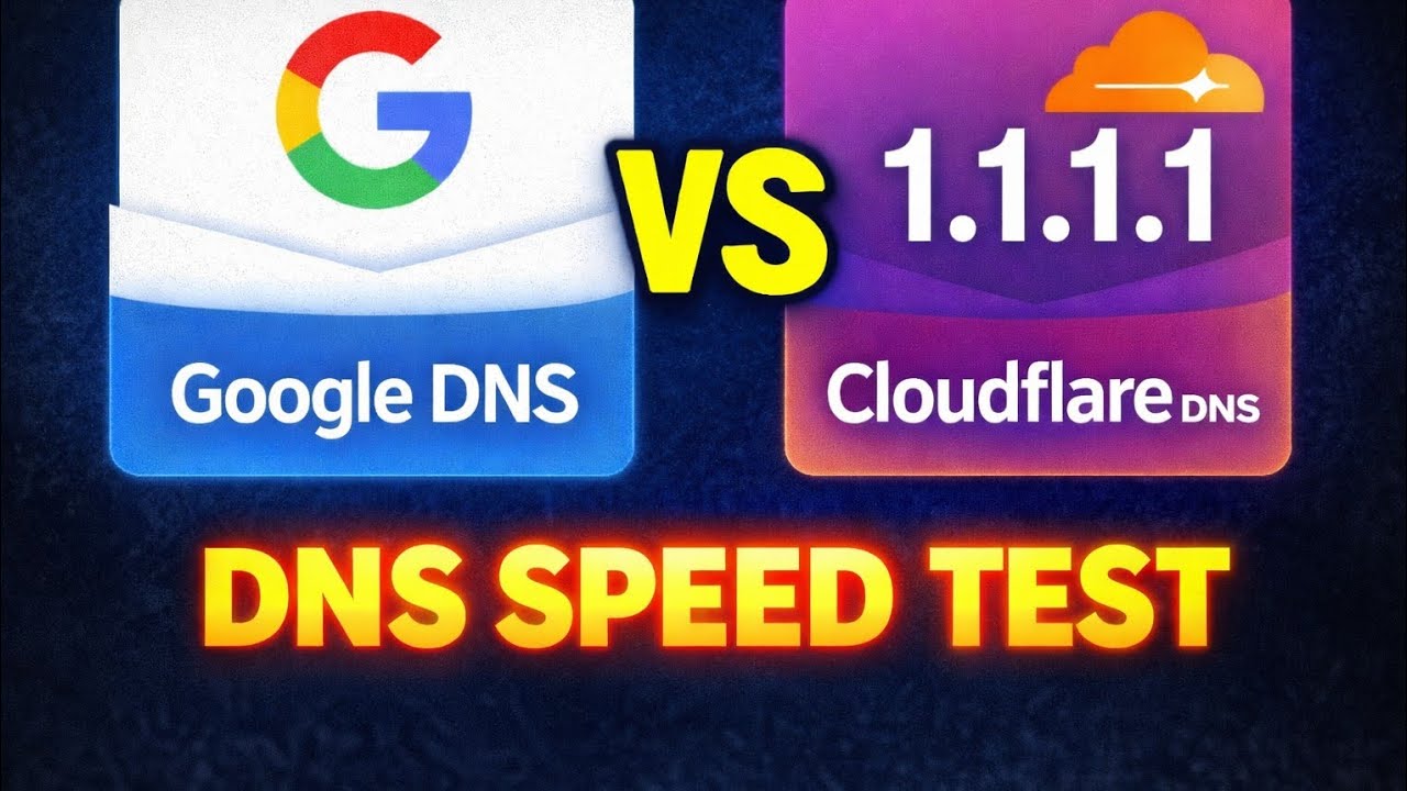 Google DNS vs Cloudflare DNS Speed Test