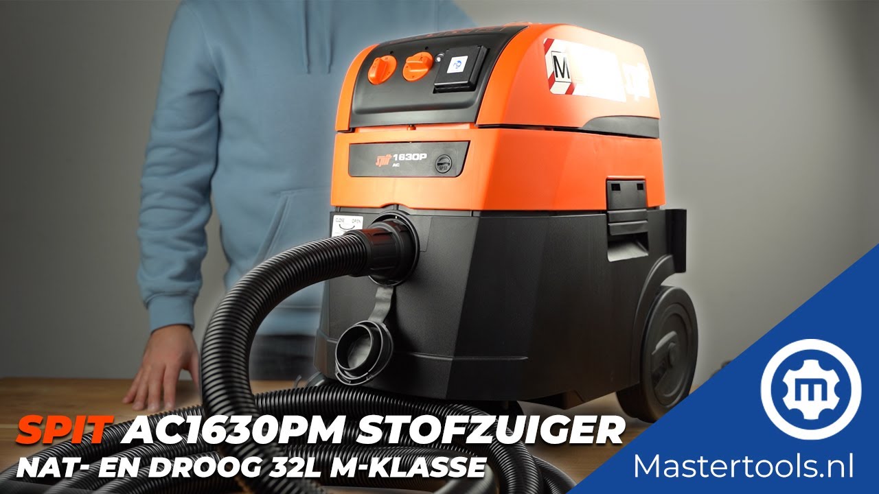 Spit AC1630PM Stofzuiger Nat- en droog 32L M-Klasse | Mastertools.nl