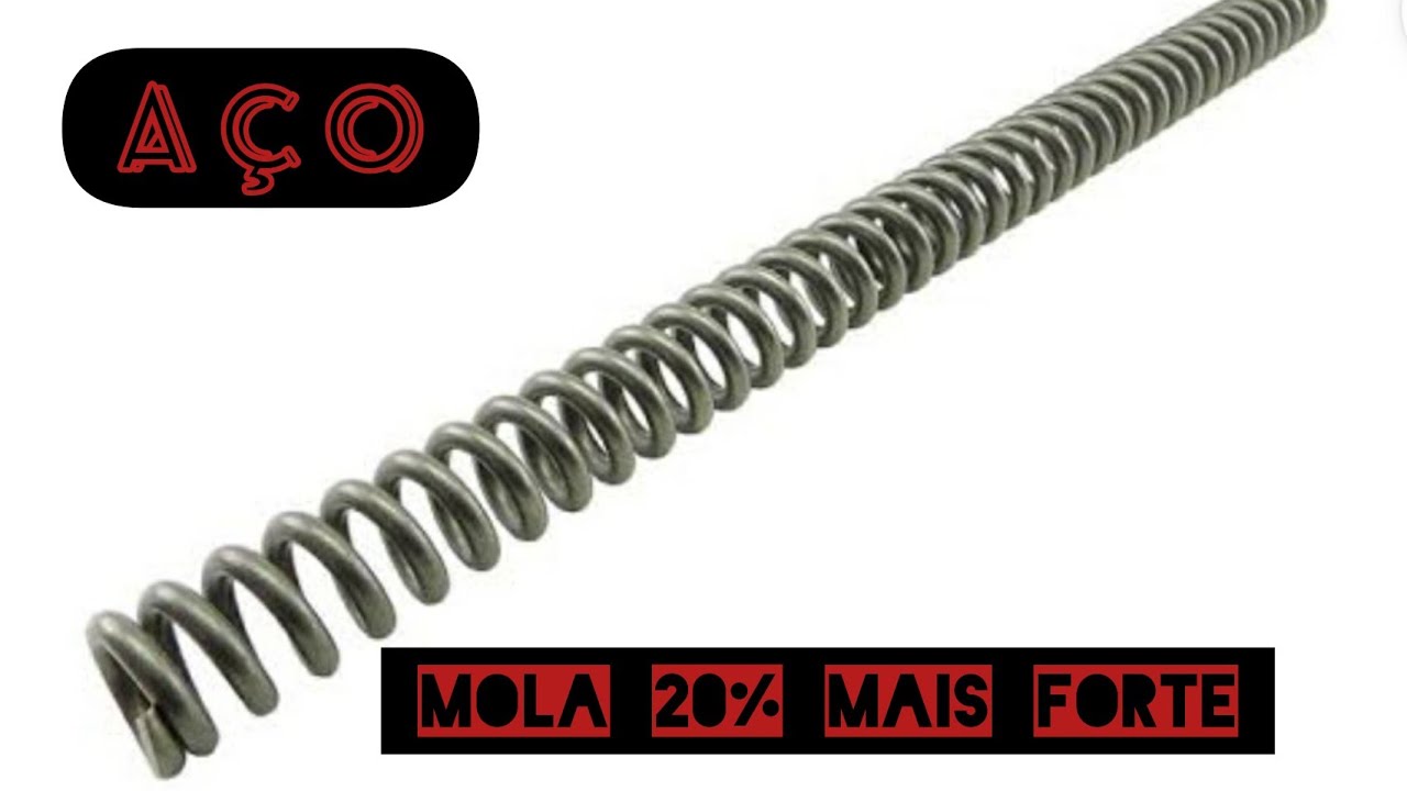 instalação da mola 20% mais forte na carabina QGK Black edition 14