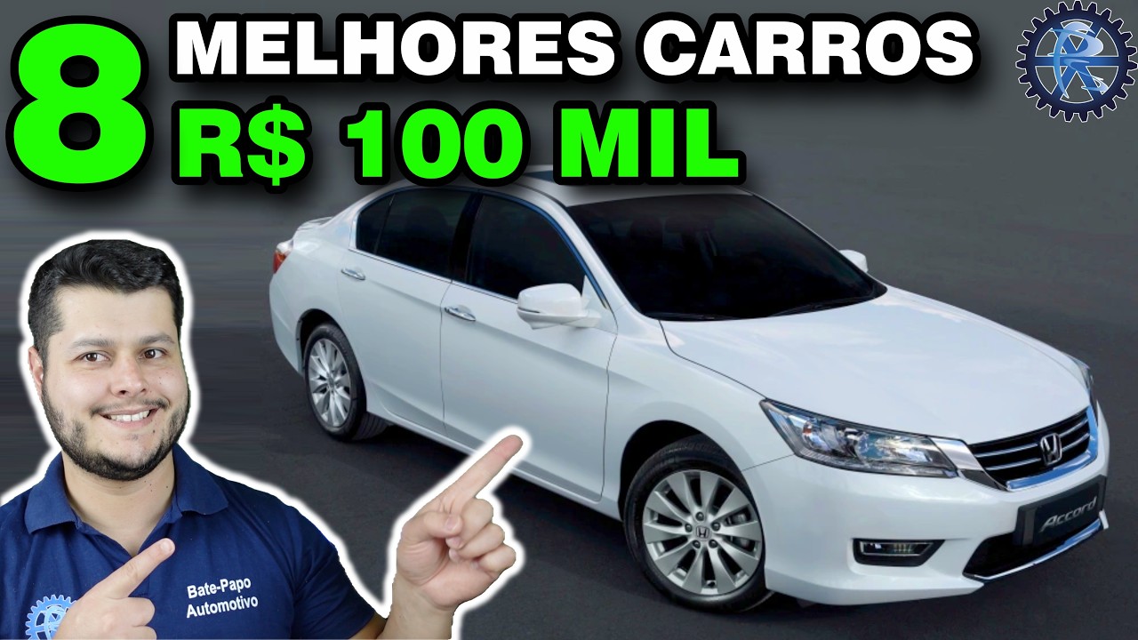 8 MELHORES CARROS até 100 MIL REAIS para COMPRAR em 2025