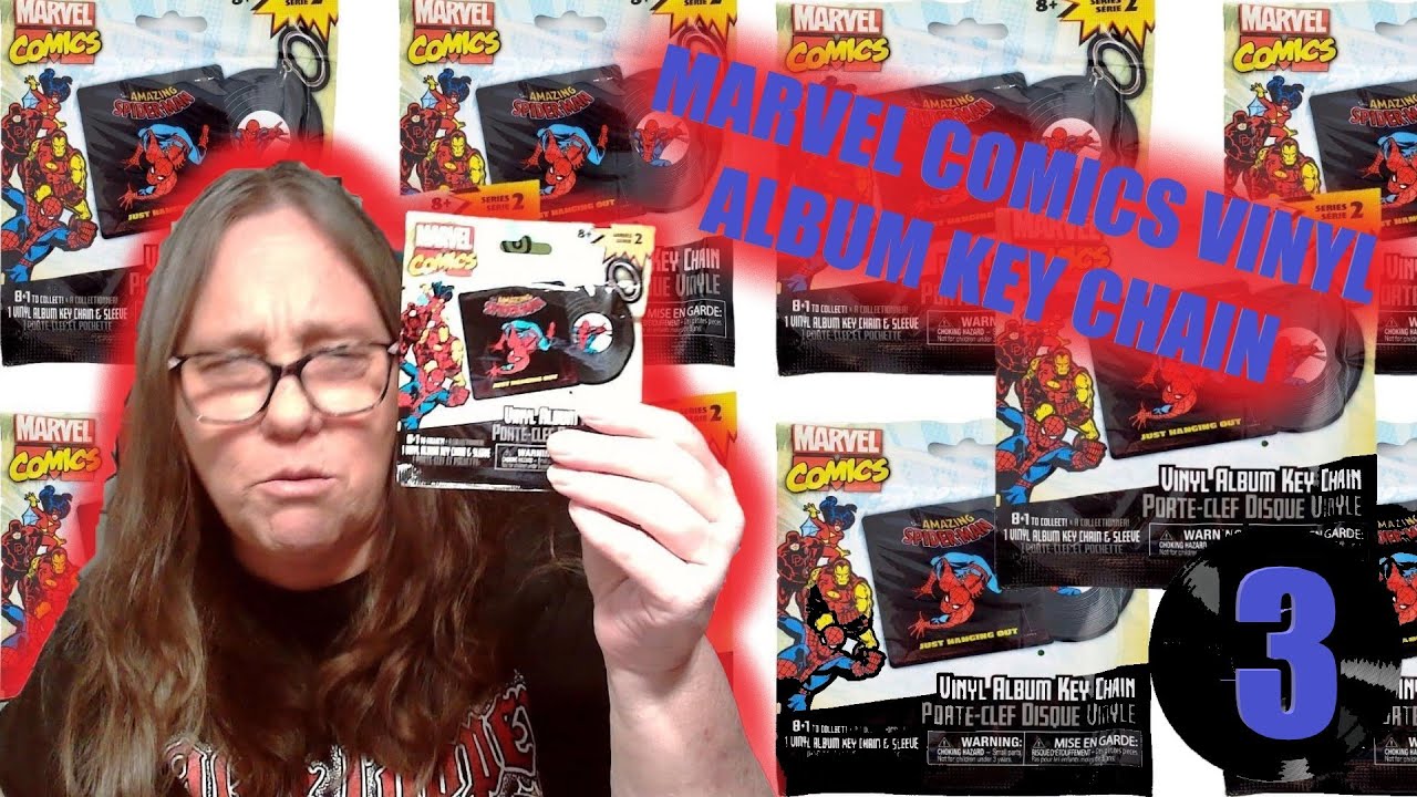 MAMA J rips OPEN a Marvel Comic Vinyl Album Key Chain (Spiderman, Green Goblin, Venom etc) PART 3
