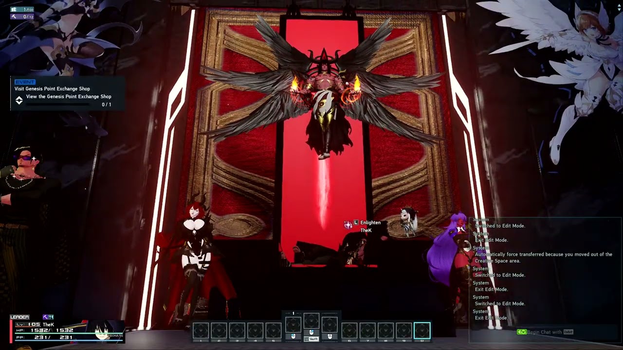 PSO2 NGS Creative Space showcase ~Void Palace~