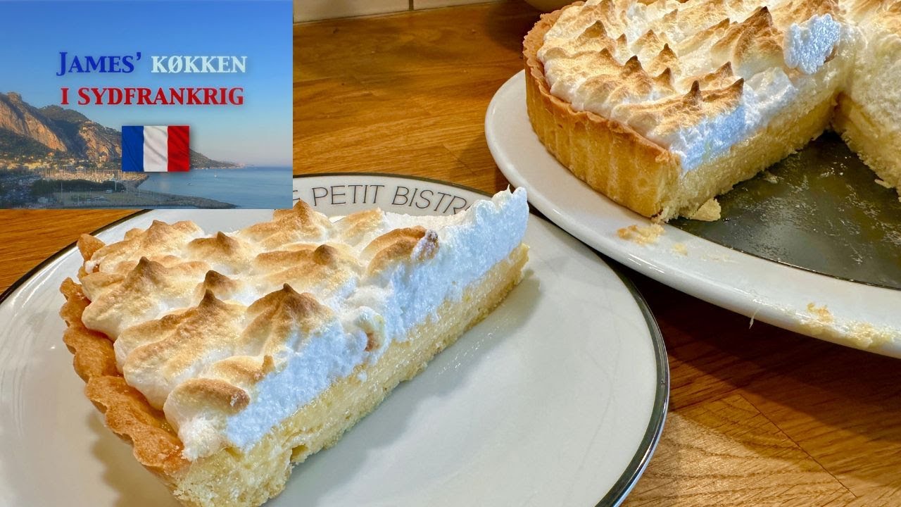 Tarte au citron - skøn fransk citrontærte med bagt marengs på toppen!