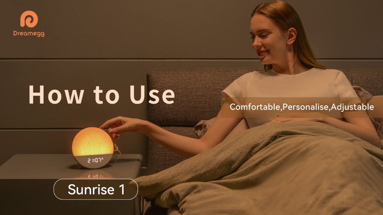 How to Use the Dreamegg Sunrise Alarm Clock | Wake Up Naturally