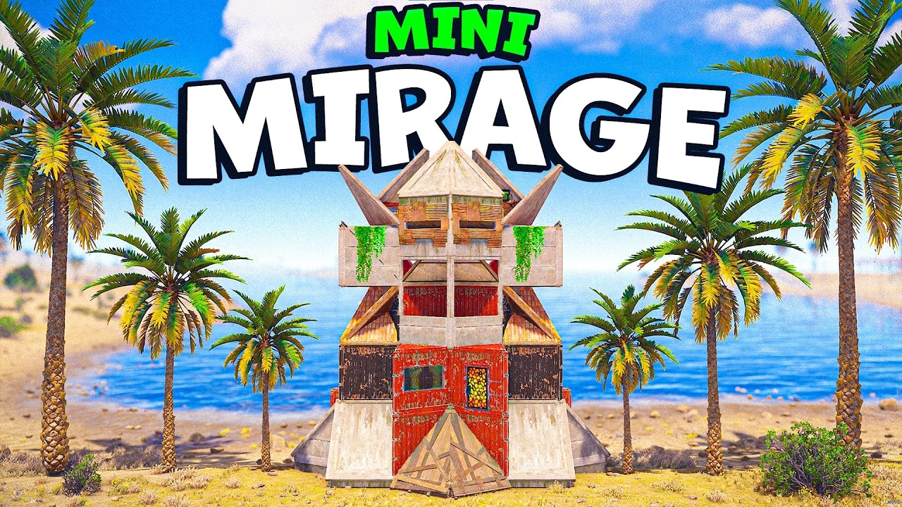 MIRAGE Mini. ОЧЕНЬ ДЕШЁВАЯ БАЗА с НОВЫМ OP Cheater Peak - дизайн Rust Base.