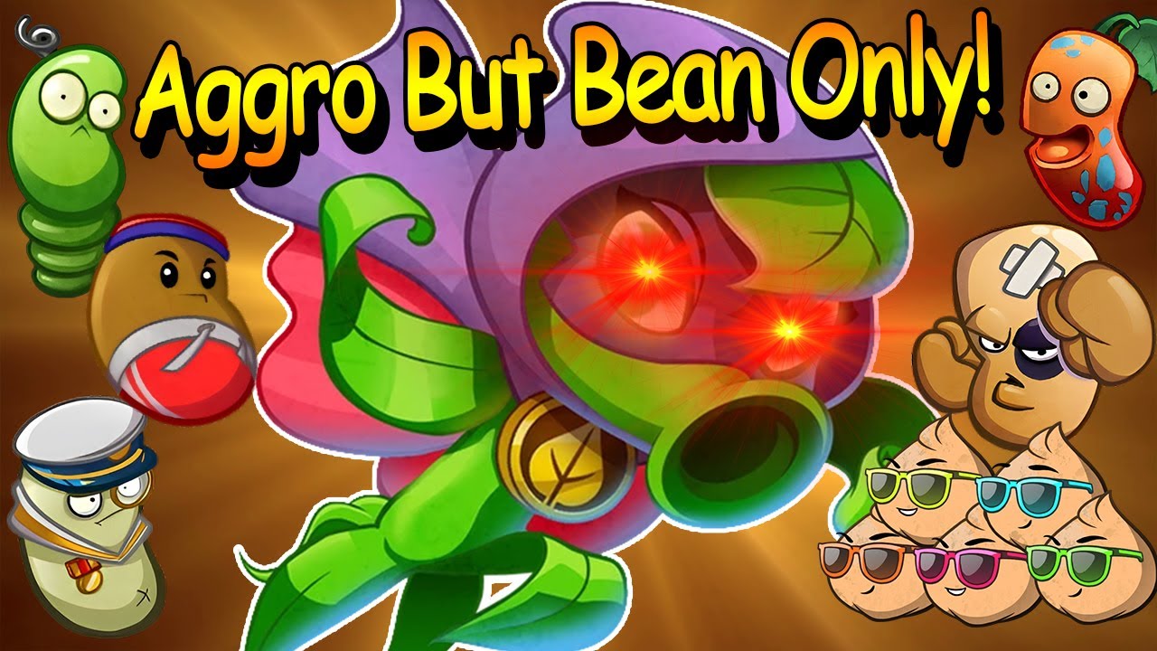 Challenge: AGGRO But Only Bean With Green Shadow ▌PvZ Heroes