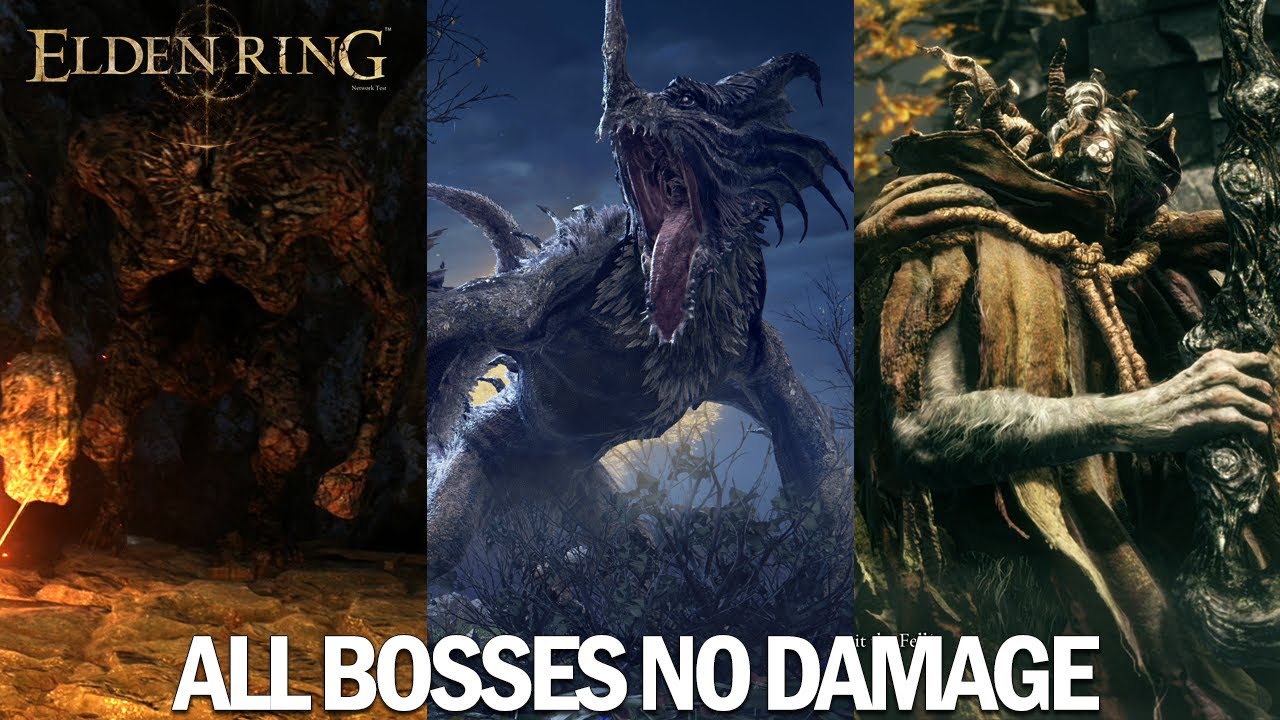 Elden Ring - All Boss Fights (No Damage) [PS5 NETWORK TEST]