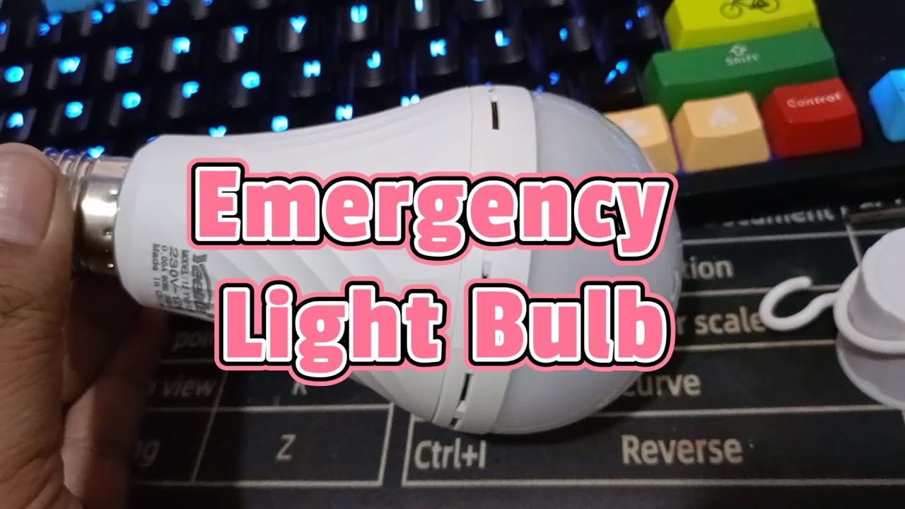 LED Emergency Light Bulb  7W - 20W