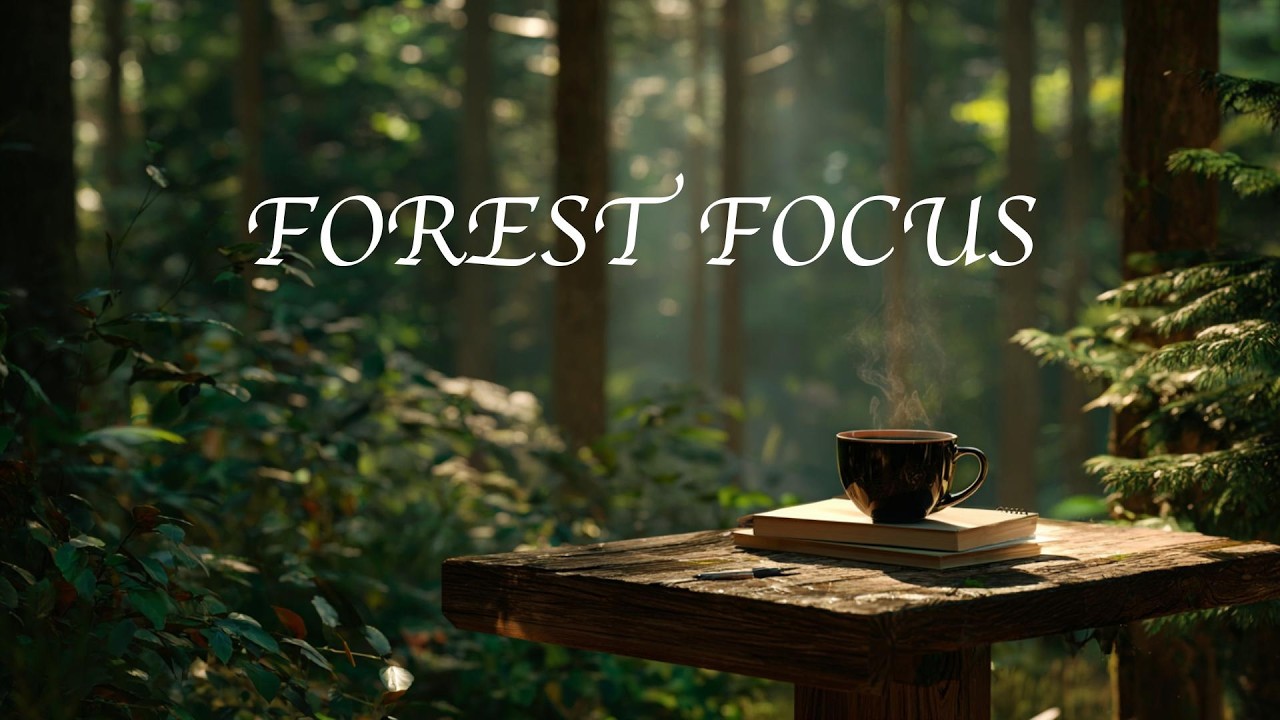 Healing Forest Jazz 🌿 2 Hours Deep Focus & Stress Relief