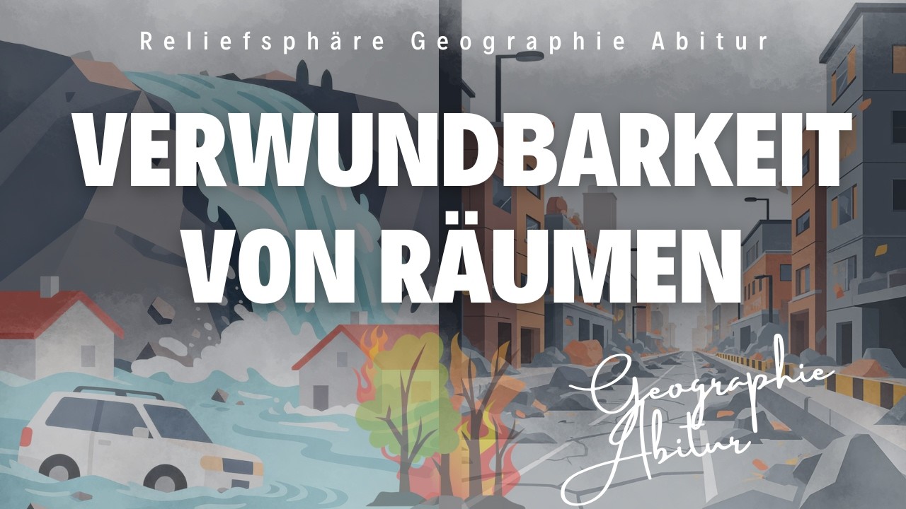 Verwundbarkeit von Räumen durch Naturgefahren | Vulnerabilität | Resilienz Geographie Abitur BW 2026