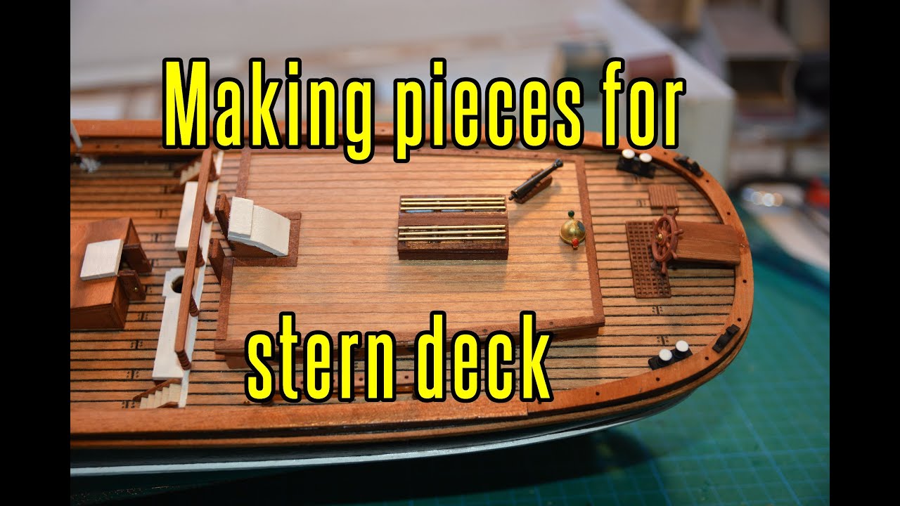 Cutty Sark - part 30 Making Pieces For Stern Deck