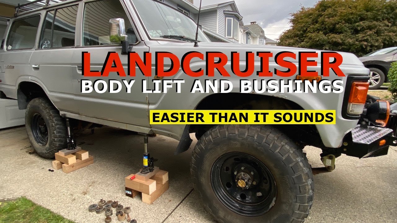 Установка лифта кузова и новых втулок кузова на Land Cruiser // 60 Series (HJ60) Лифт кузова